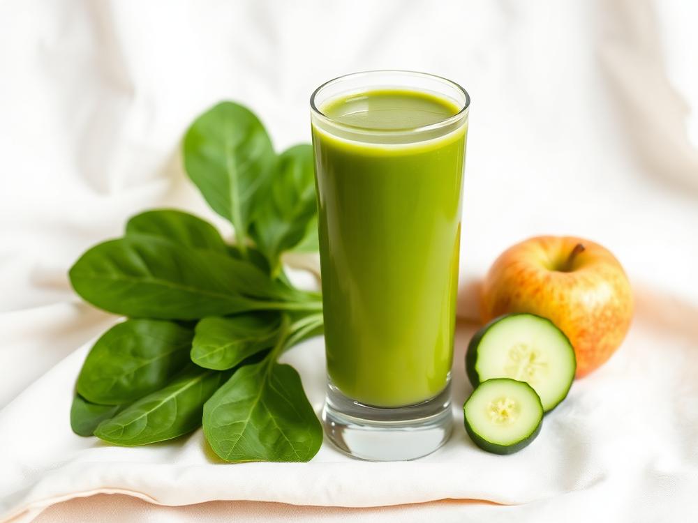 Succo verde mela e cetriolo