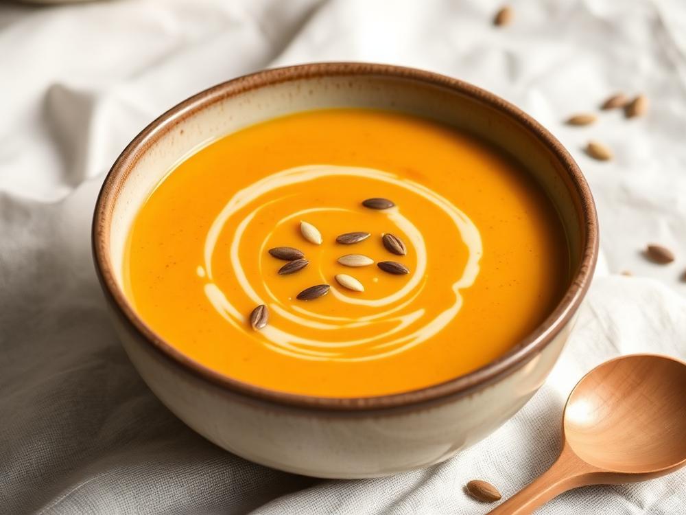 Vellutata di zucca e zenzero